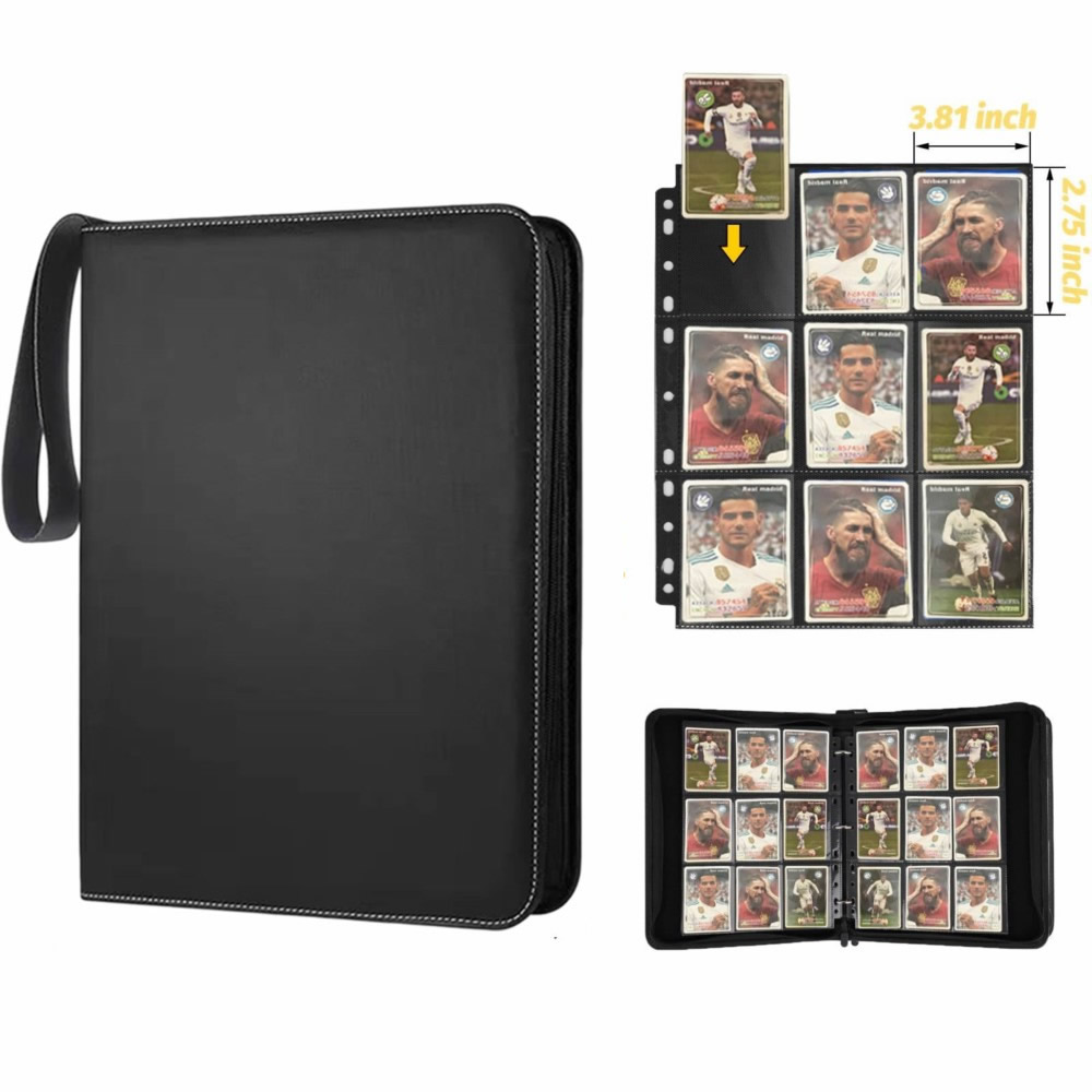 Trading Card Binder - Carpeta para Tarjetas con 9 Bolsillos