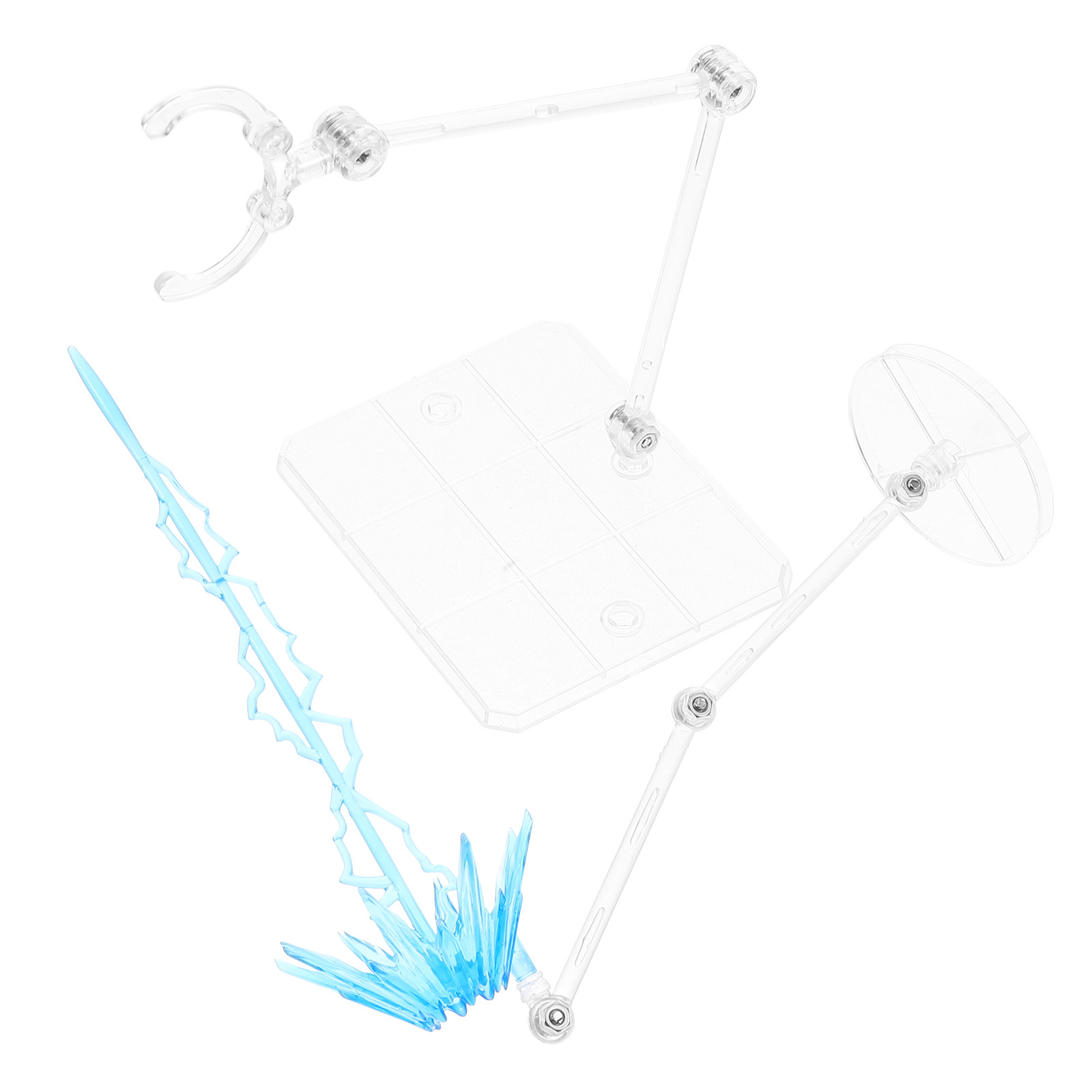 Action Figure Stand - 1 Juego de Soporte Ajustable Transparente