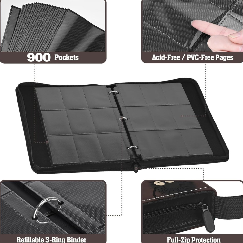 Carpeta para Tarjetas con 9 Bo - Trading Card Binder reseña y precio