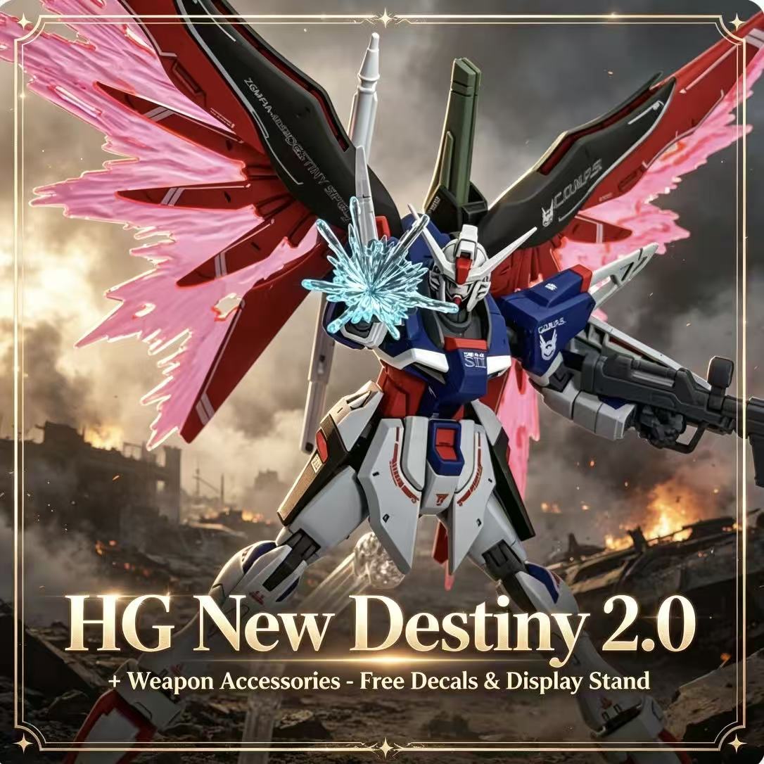 224 HG 1/144 Destiny Spec II F - Bandai Model Gundam Hg reseña y precio