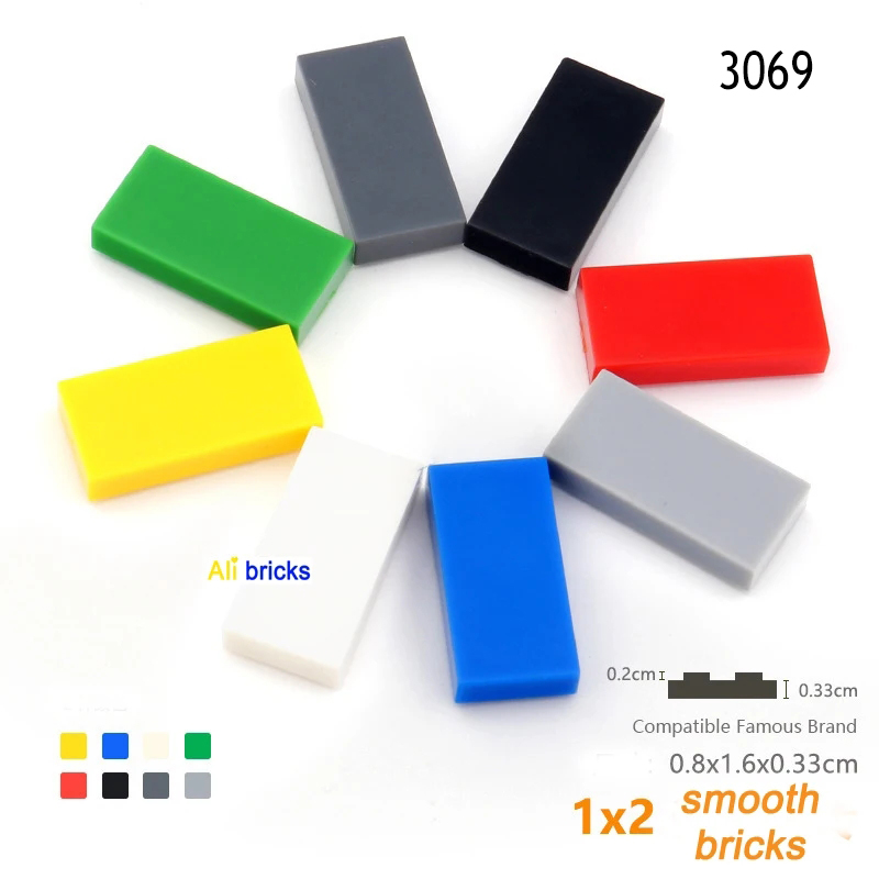 50 unids/lote 1x2 bloques de c - Lego Set City reseña y precio